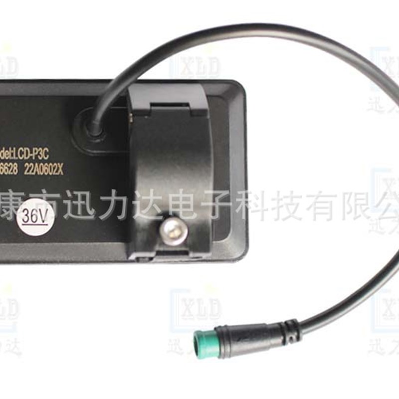 电动滑板车LCD液晶智能仪表方形彩屏5孔5线-930