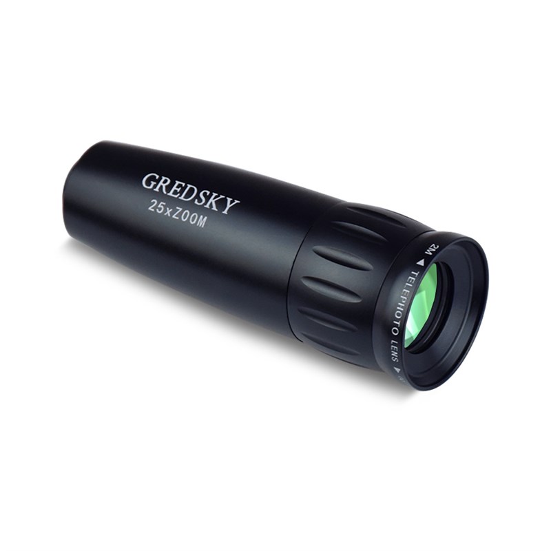 直供25x手机长焦镜头全金属拍摄高清自由变焦单筒望远镜