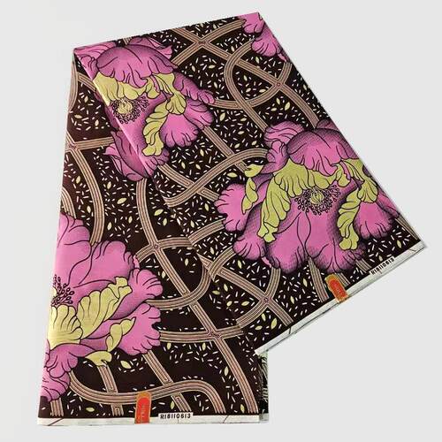 非洲蜡染布烫金棉蜡染布African golden Cotton Wax fabric