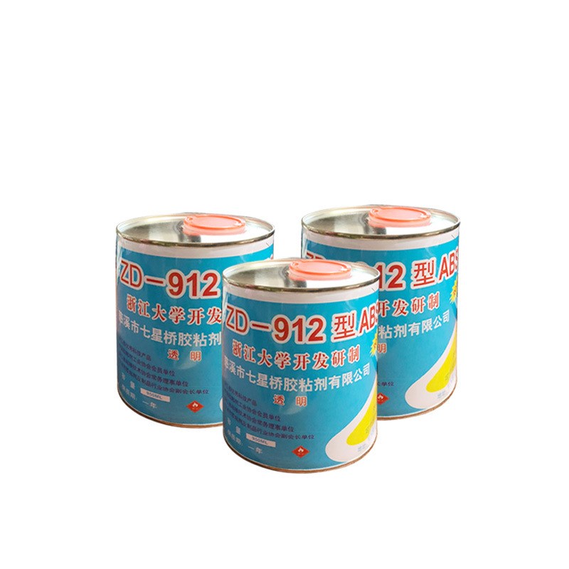 七星桥ABS强力胶ZD-912有机玻璃塑料胶水透明950ml PVC快干胶