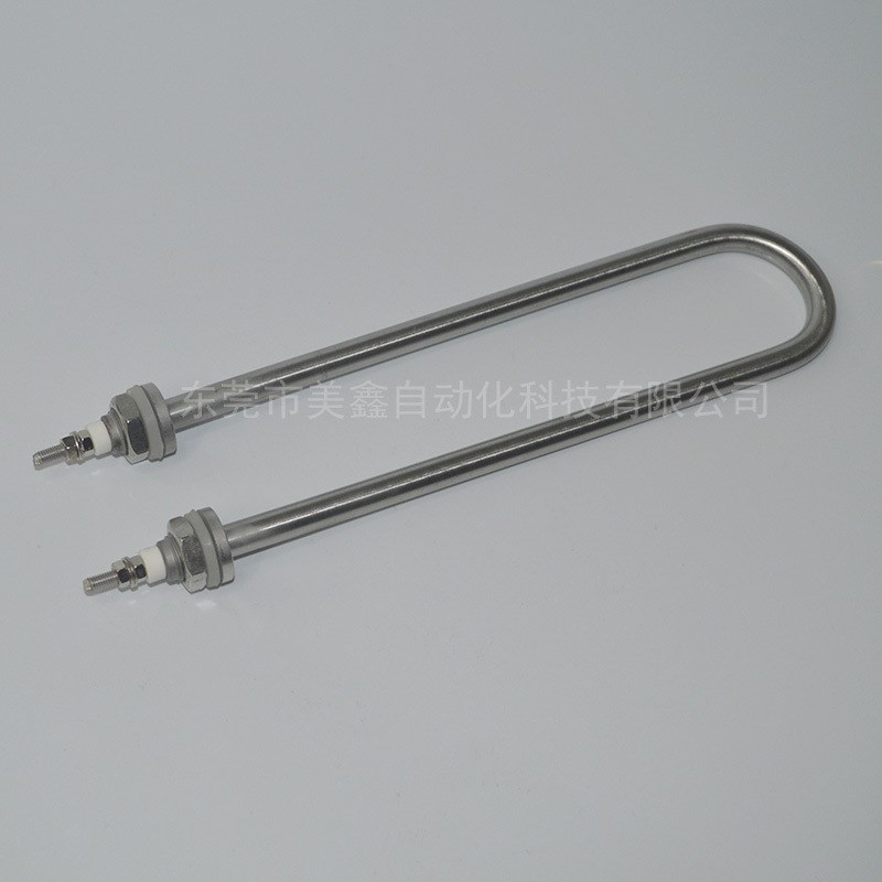 U型发热管防干烧电加热管W型加热器 电加热管散热片发热管