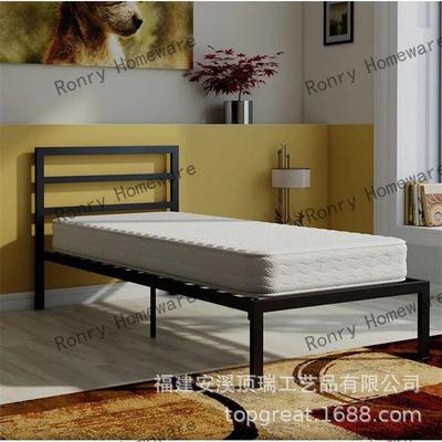 可拆ZIV容易搬动公单人铁艺床简约出租寓房铁床酒店舍架卸子宿床