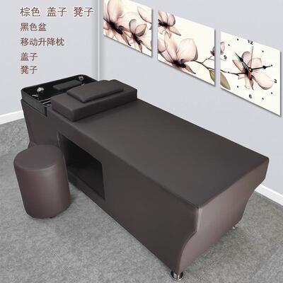 理发洗店头床发摩廊美发院全躺PSH-0637床采耳床理疗泰式按水循环