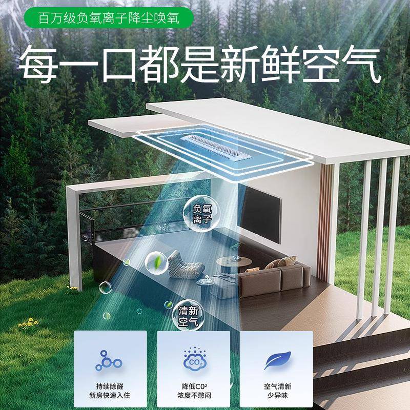 家装灯具客厅现吸4437顶灯超亮le约d灯无叶风扇一简体护眼全光谱