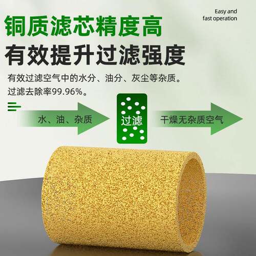 气油水分离器空气ltao1014过滤器A汽水空气气泵空压机水分器FC200