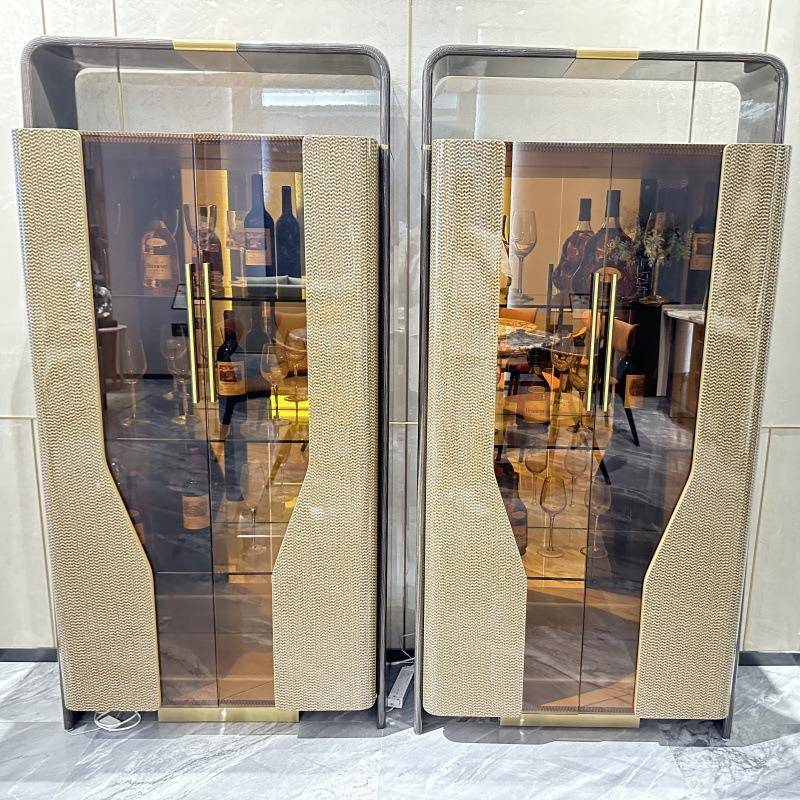 意轻奢别墅大YSY163层客厅装家饰柜设计师款高端奢华实木平酒式柜