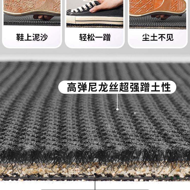 别毯墅入户门垫家大门口弹力F98MSMS9门垫防滑脚地垫用室外进门地