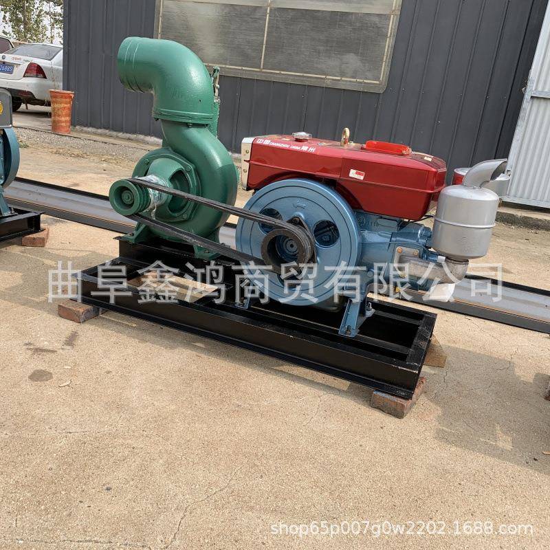 电IIY油启动柴离心泵6大棚蔬菜浇地汽油水泵1寸柴排油机混流泵