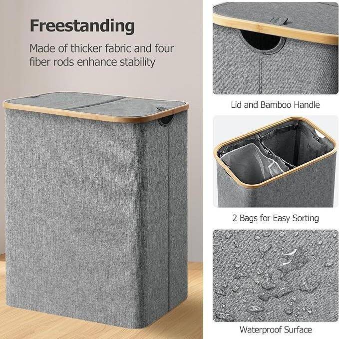 脏衣篮家用可折脏DCU衣服纳筐布艺浴防室叠脏衣篓大号水收收纳箱