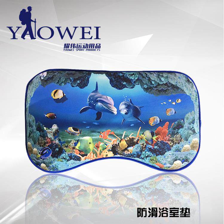 NOPRENE防E滑浴防滑浴室室垫跪环保无味浴缸坐垫潜水料垫
