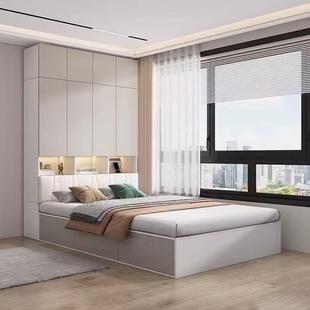 全木生态板衣柜床床榻米书桌一598体小户型组合实书柜多功能简榻