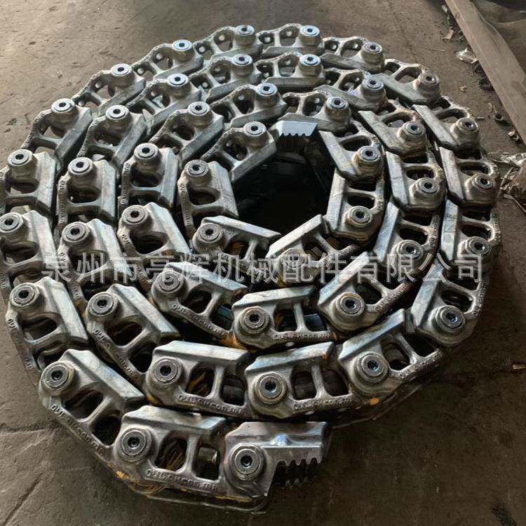 卡特轨DD6H推土机油链总成6H滑型润链单筋板BEY履带总成
