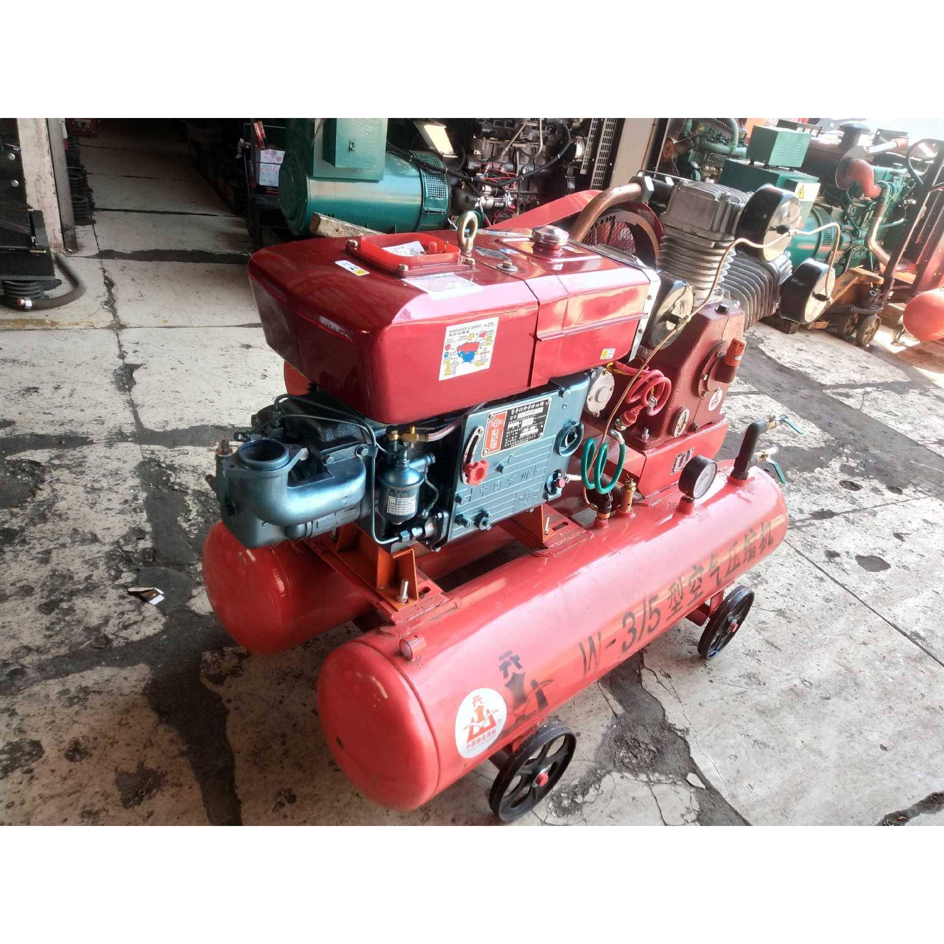 云南明百年常柴ZS115昆M柴油机开山VGOW3/5空压机配柴动空压1机