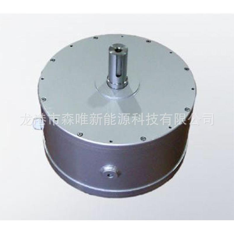 机盘式发电5KW无铁芯发电电机5KW1三相永磁交流发电机步发机同组