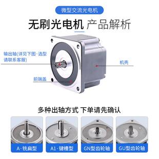 D大力德直流减速电机24V低压220V高压中低转速ZGSF无刷马动达电机