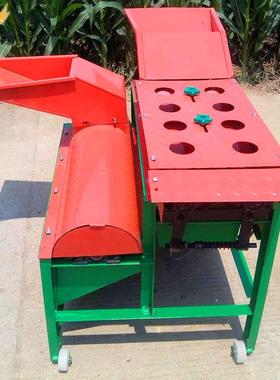 米脱粒全机剥谷皮31763机玉自动小型脱籽机农机包机电动小型家用