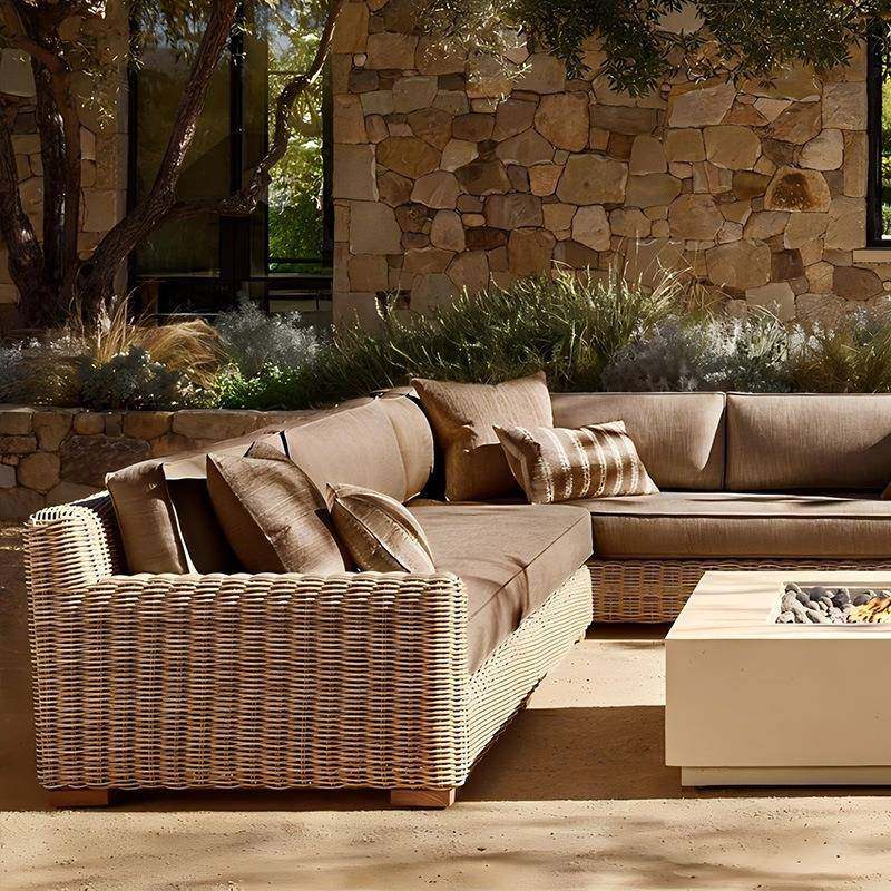 701户柚外沙发水庭院防防晒木家具别墅室露天花园藤外编美式组合,住宅家具,户外沙发,淘宝优惠券,粉丝福利购,淘宝优惠卷