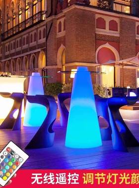 光七彩高脚露桌27705ktv清吧家具台活动台酒吧发台桌椅简约散茶几