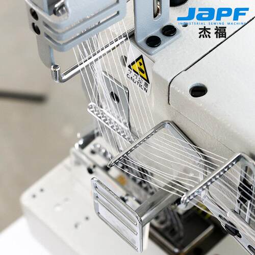 杰福工业纫机电脑直驱一体多机针多功能松紧GSF拉带1缝2针腰机
