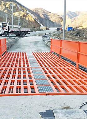 全封闭式洗应车机建筑工程QDI工地洗机轮车全自动感辆冲洗平台
