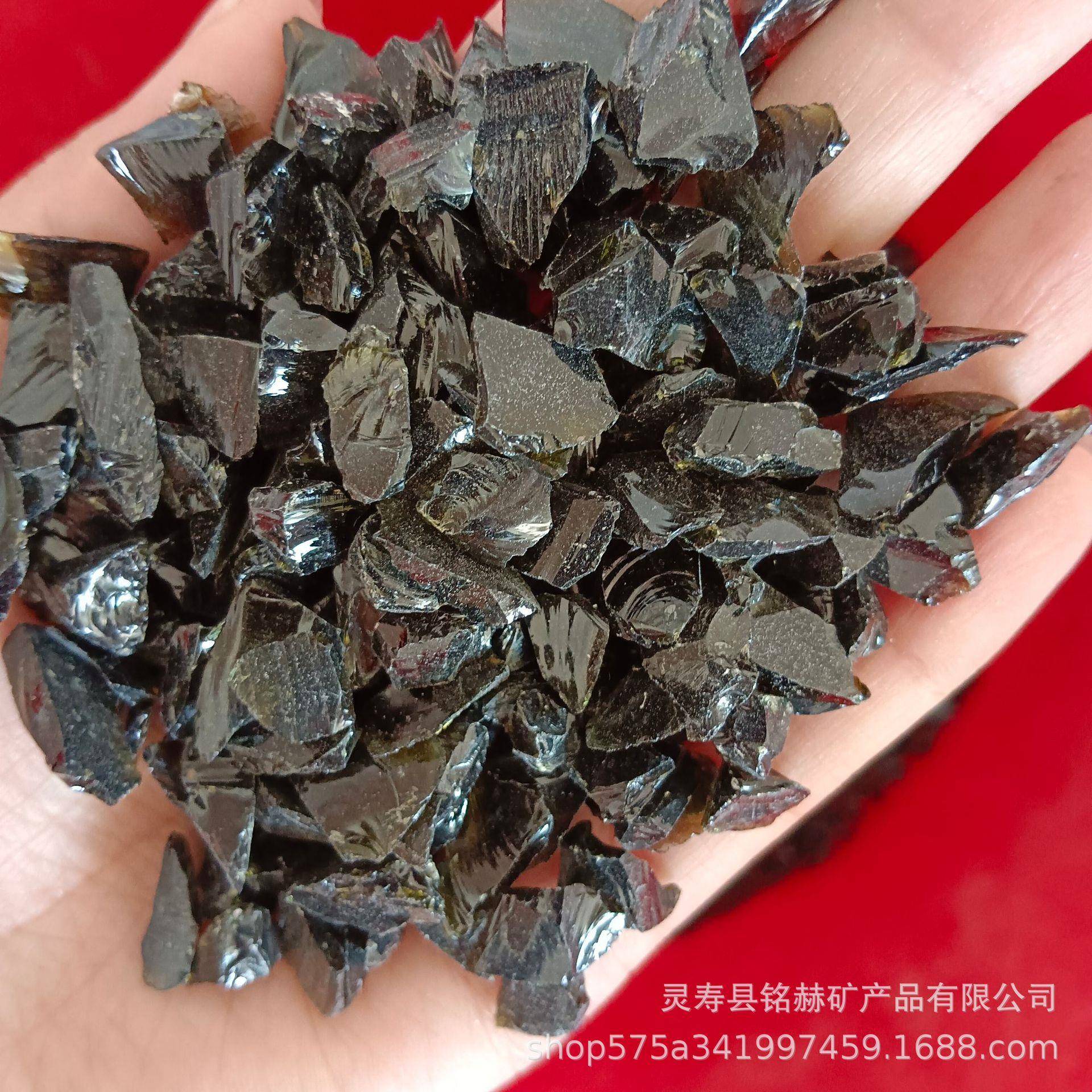 玻璃砂厂用家玻璃块水族鱼缸园程林工枯化山水造景玻VCS璃颗粒