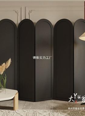 叠式油风屏风隔断客奶厅玄关JWWOSSOF装饰可折移动遮挡简法约美式