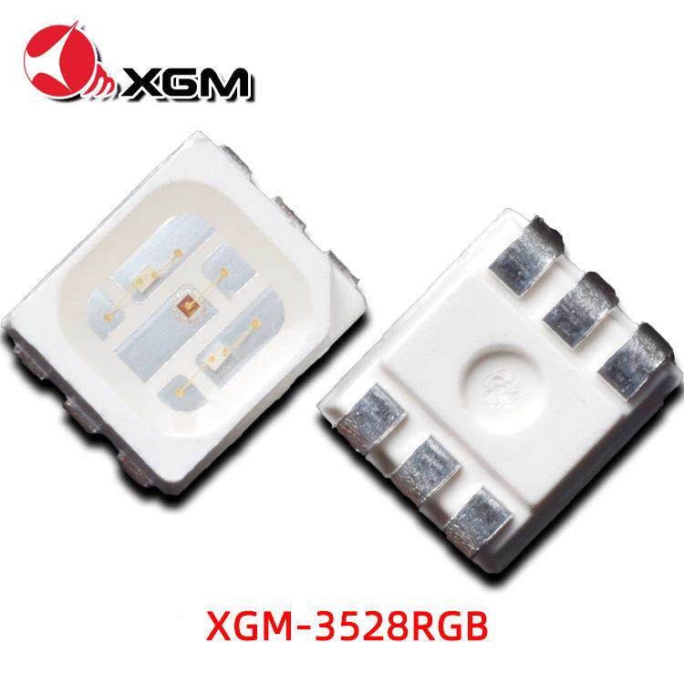 35超2NHZ8RGB灯珠贴R0.2W七彩汽车氛围灯led灯灯条灯带片2835GB亮
