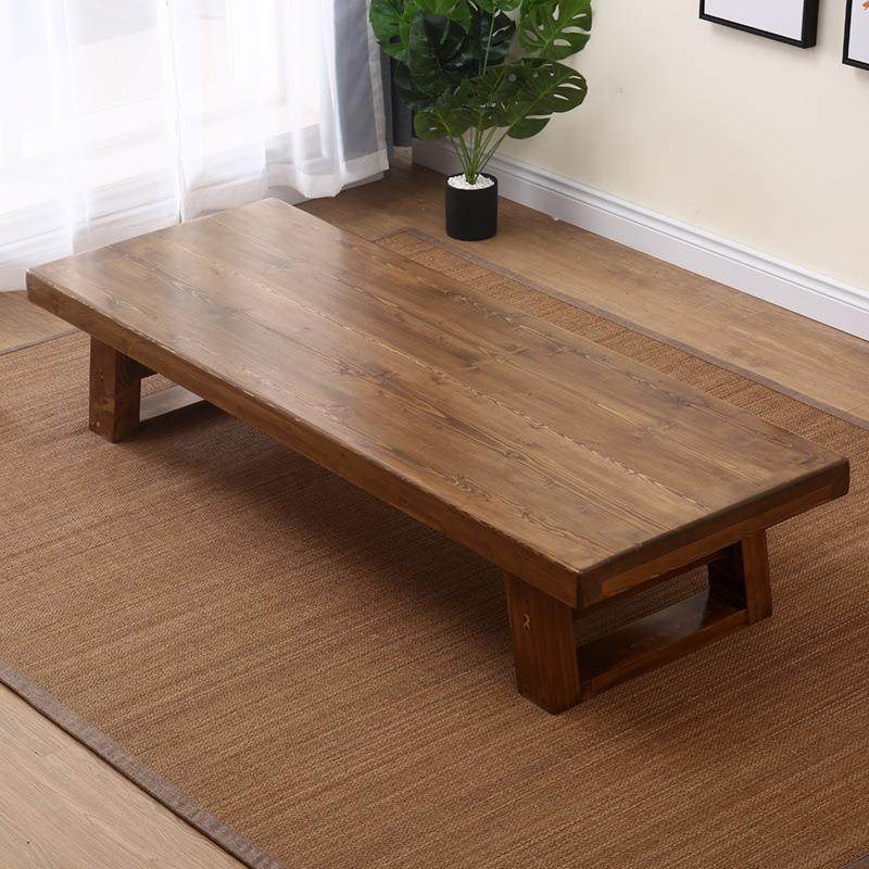 飘窗小桌子实木地桌小SUH茶地几卧室坐茶式地矮桌炕桌台桌日榻榻