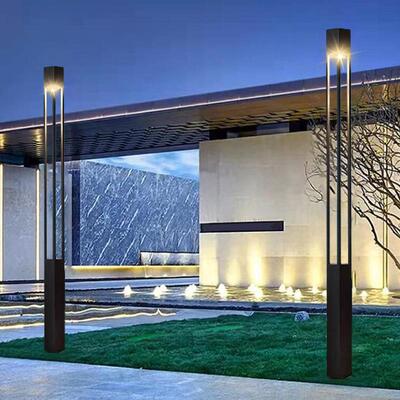 2.5/型3/4米DCOO方形庭院灯铝材阳能景观灯别墅小区公园照明LE路