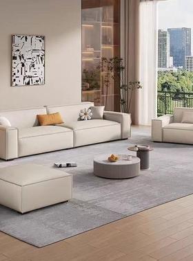 简约直排发奶油客风31346厂家科技布小厅户型布艺沙沙发网红豆腐