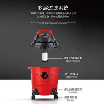 吸尘器家用大业力大功率商用吸尘器60072工洗车用有线桶除式吸尘