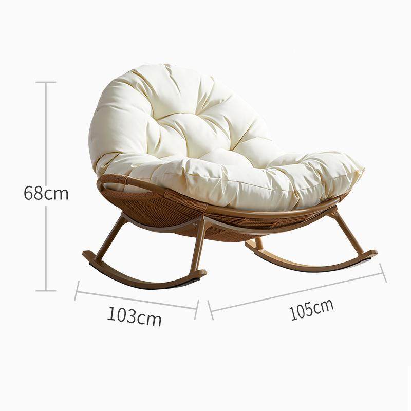 客cs双人摇大人躺椅椅人阳台厅休闲沙发可睡觉户懒外庭院JJP家用