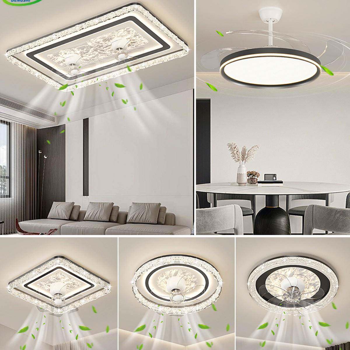 客厅主中灯风扇吸VOC灯顶灯2025新款现代简约大气具卧室灯山套餐