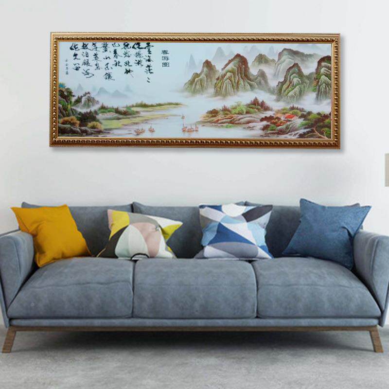 00-1000画OQQw碳晶电暖家用壁挂式电暖器石墨烯取暖壁画9暖气片电