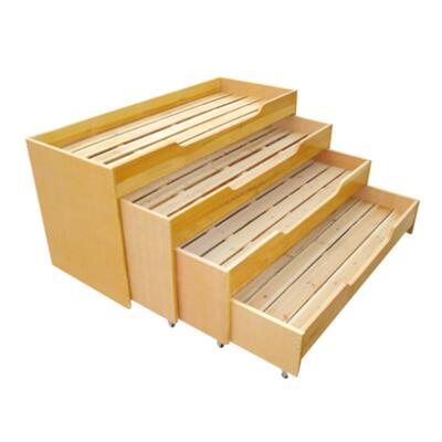 幼园四层木推拉儿实床儿推拉床童52065实木床学生床午托床高低床