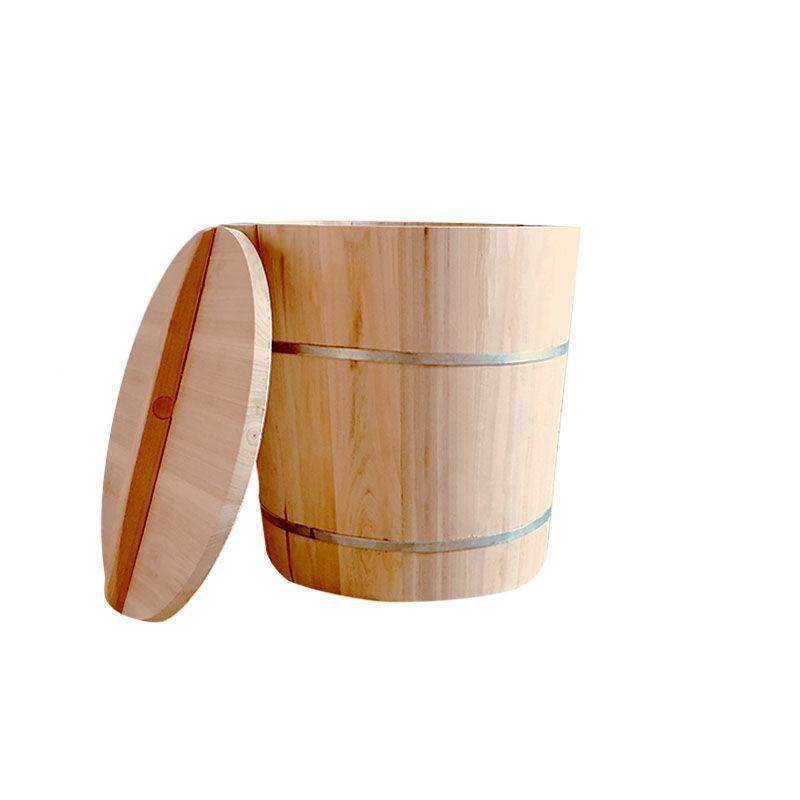 LLL实木蒸饭木具甄子家用木桶商饭蒸饭桶桶大号糯米饭寿司工用饭