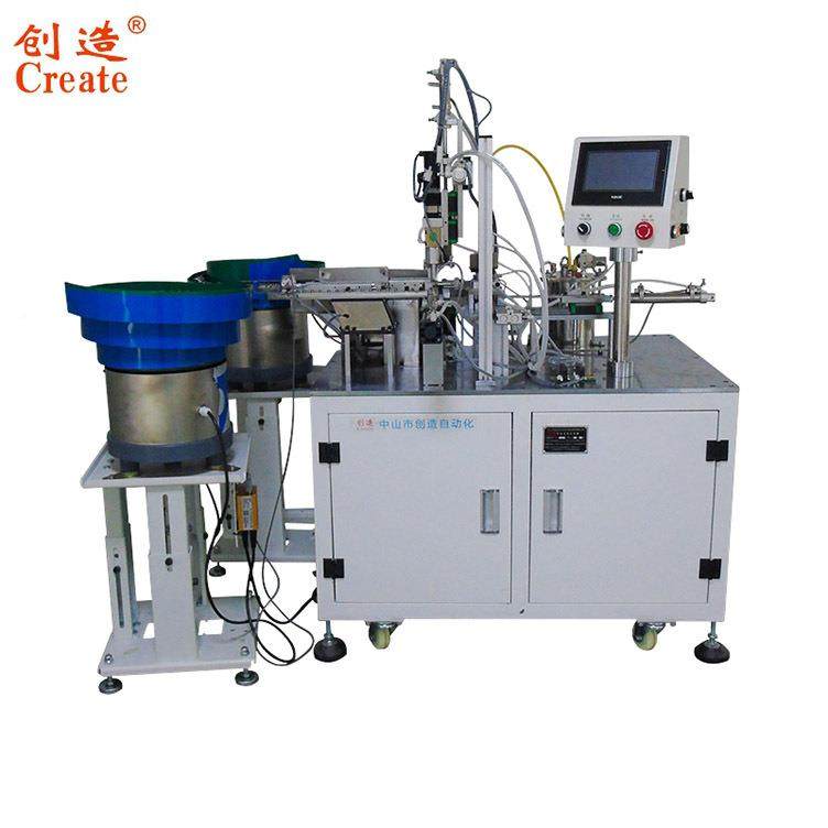 自锁螺厂双工位伺丝机点胶机组设备装散热片组装点胶锁螺丝一体动,五金/工具,螺丝机,淘宝优惠券,粉丝福利购,淘宝优惠卷