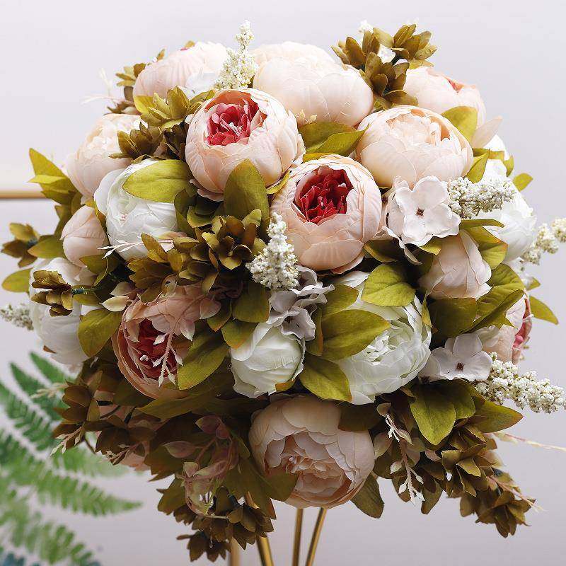 仿真牡丹花球酒店礼人造假花布置手工牡丹RSD花球婚礼球装饰婚摆