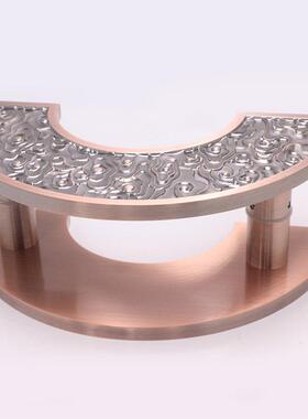 中式祥云古拉玻璃门把手仿铜VIH豪拉华手手酒店木门推拉大门拉手