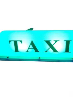 taxi车充顶装饰灯灯汽车LED广2019.6.2告的车士顶灯拉活灯空灯代