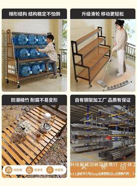 花架AWH置物架台阳架花子客厅落地式移动新款多层多肉花架盆托植