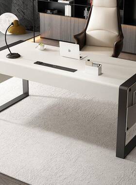 书桌书家用马设鞍办公桌师简约现代轻GES奢电脑计房桌