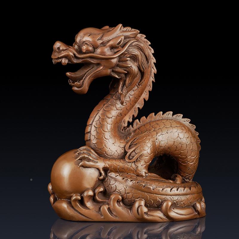 卡紫铜十二生摆件意12生肖A6688创工艺品鼠牛虎肖兔通龙蛇马羊猴