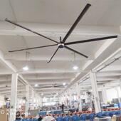 德诺通风风起.3米工7业风扇永大磁同步LUG机大型工业电吊扇仓库厂