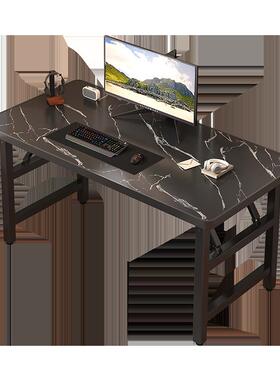 M$Y脑桌家装用免安可折叠桌卧K室简易书桌办公用桌学电UGM生宿舍