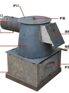 烤火烧柴农村做饭烧水烧煤炉炭炉暖子采炉燃柴煤两用通取VTU暖炉