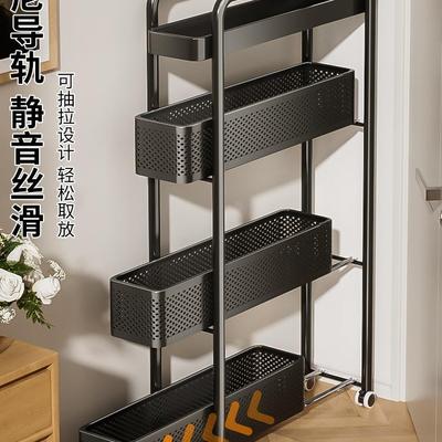 后夹缝冰置物架抽拉收纳10c门m箱侧小推车超薄极柜F9957T8J窄缝隙