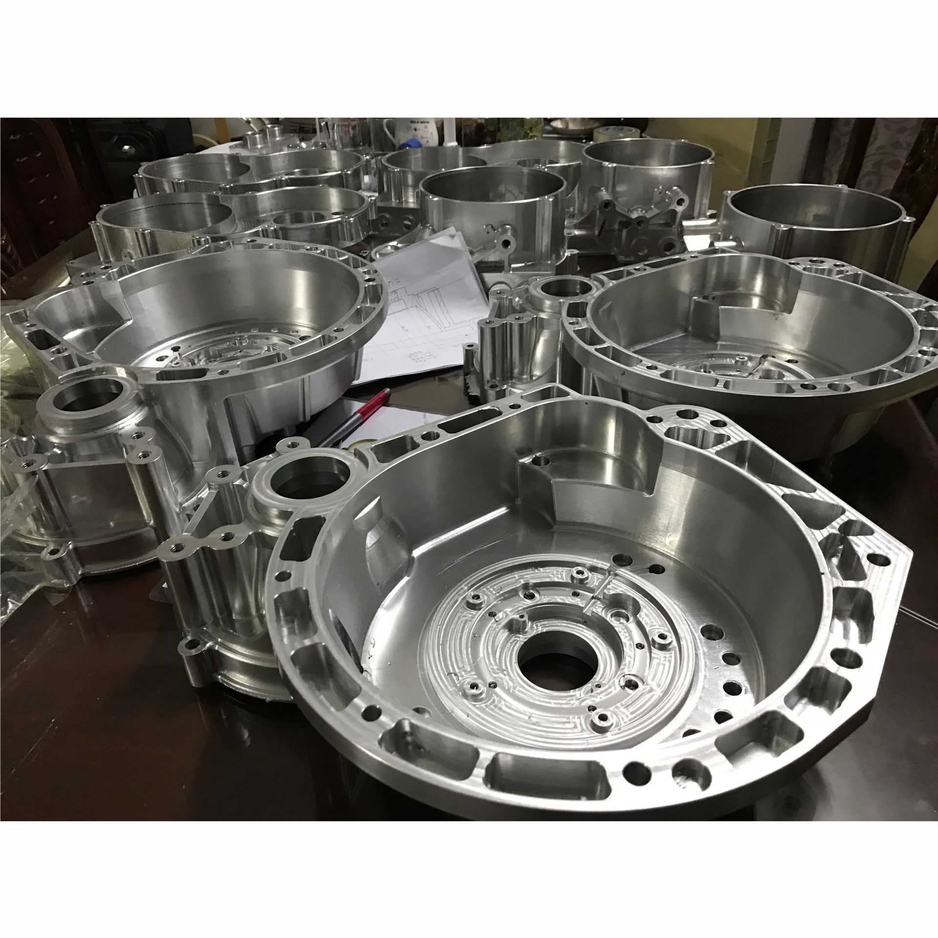 CNC电脑锣汽车变零件快速成型手板模型铝合金传动齿轮箱速箱配件
