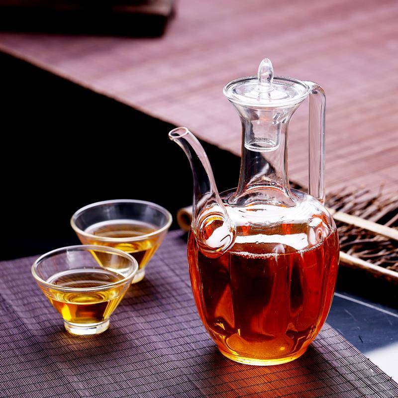 直销手工执壶仿宋贵妃温壶电陶无品牌/炉壶加热温煮茶酒壶耐高玻