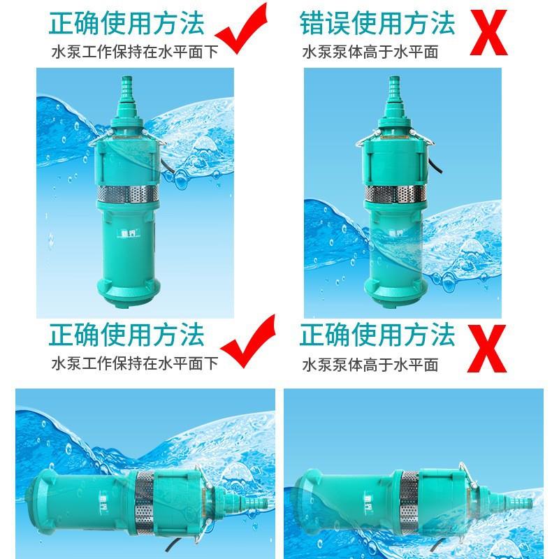 新界D干式抽水泵农田灌溉用园林浇扬灌QLB农家用潜水泵井用取水高